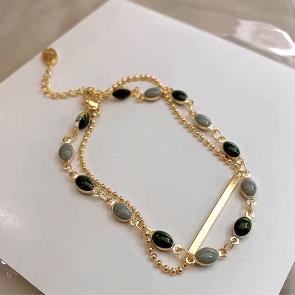 Gold Layered Beaded Bracelet - Picture 4 of 7